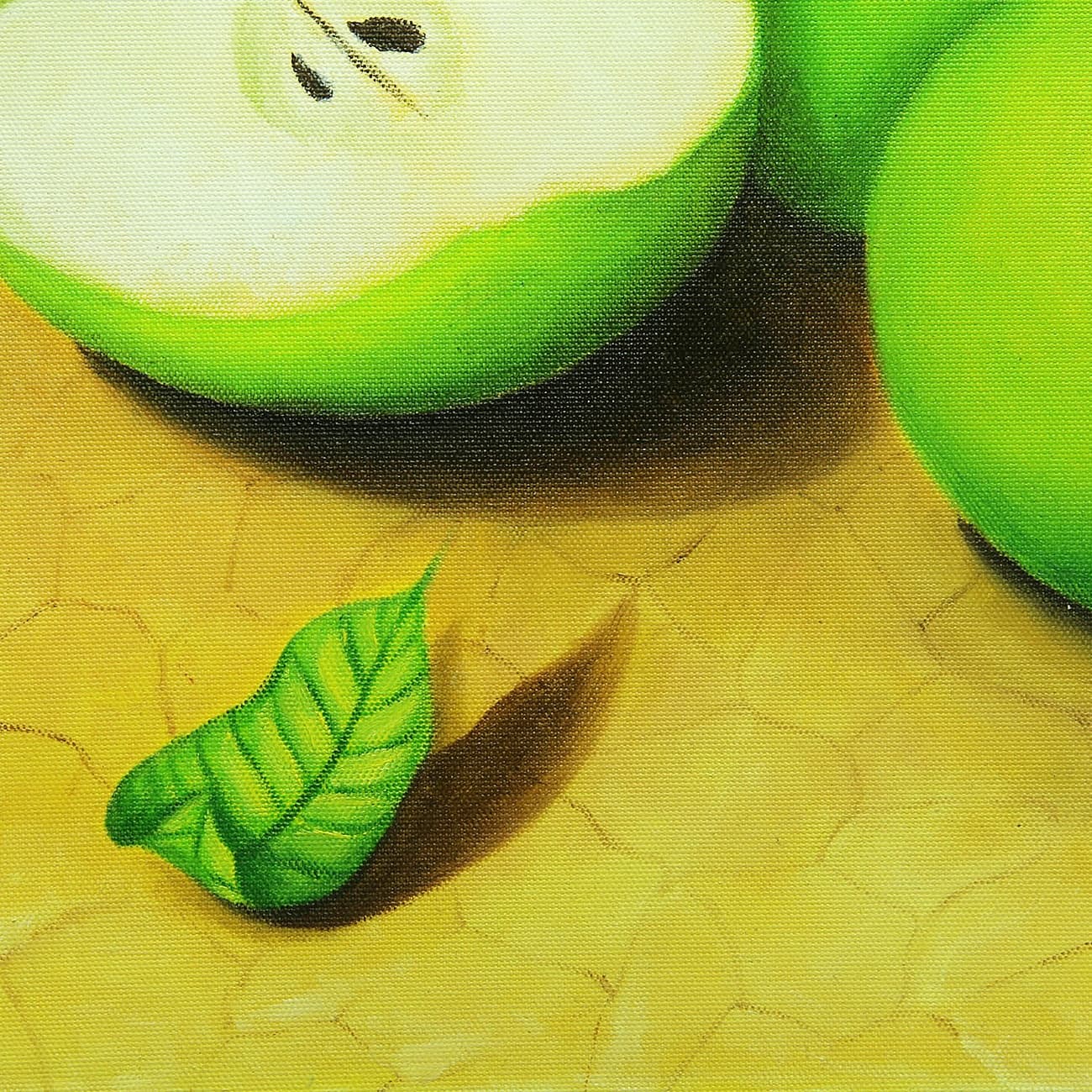 청사과 (푸른 사과) 그림 70X50CM image 7