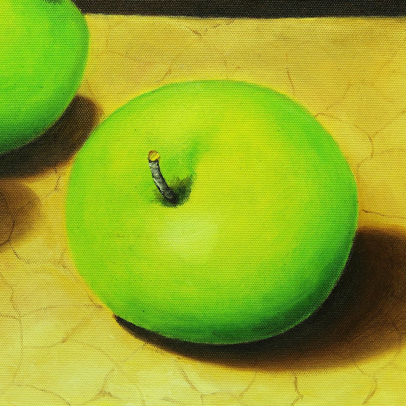 청사과 (푸른 사과) 그림 70X50CM image 6