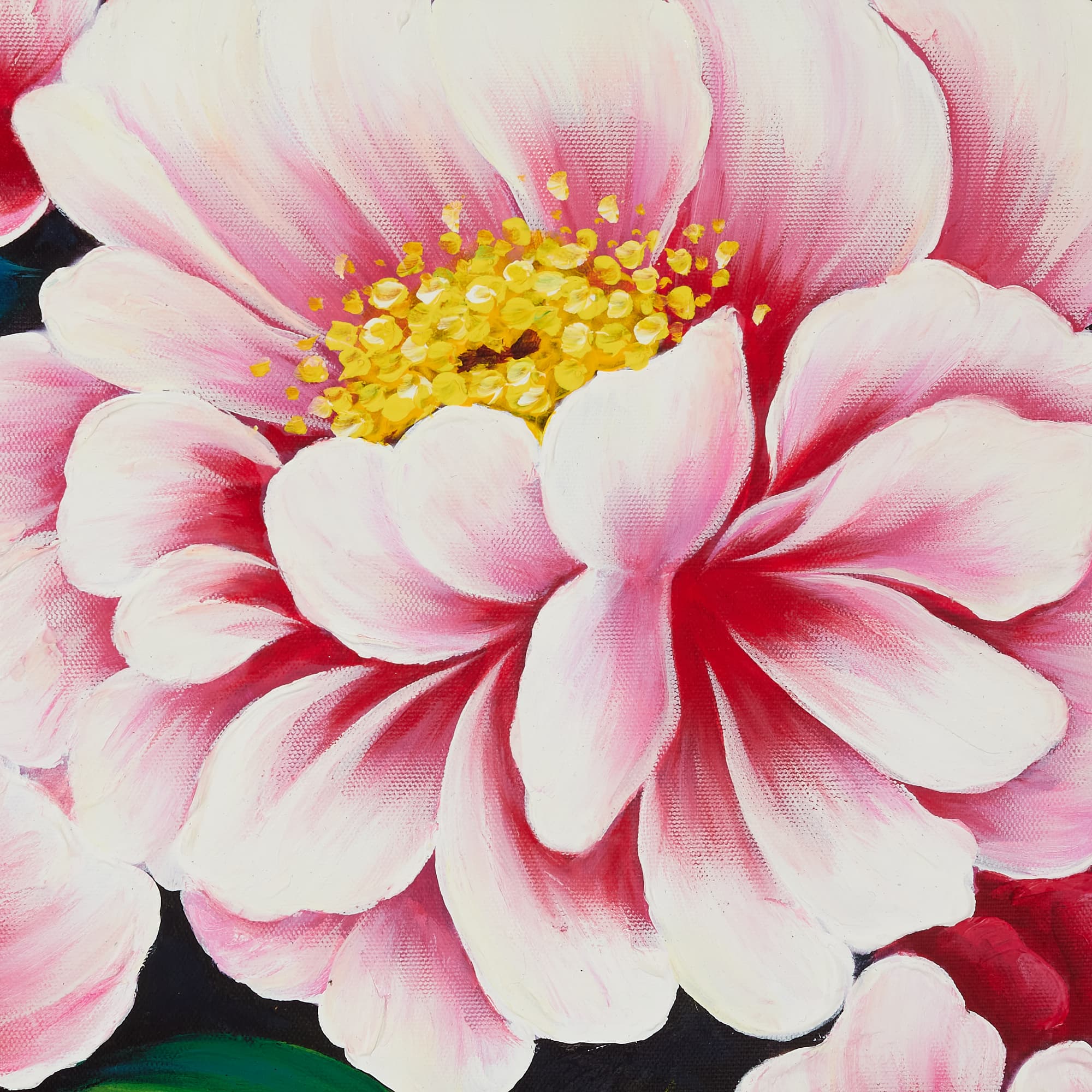 Pink Peonies on Golden Background image 5
