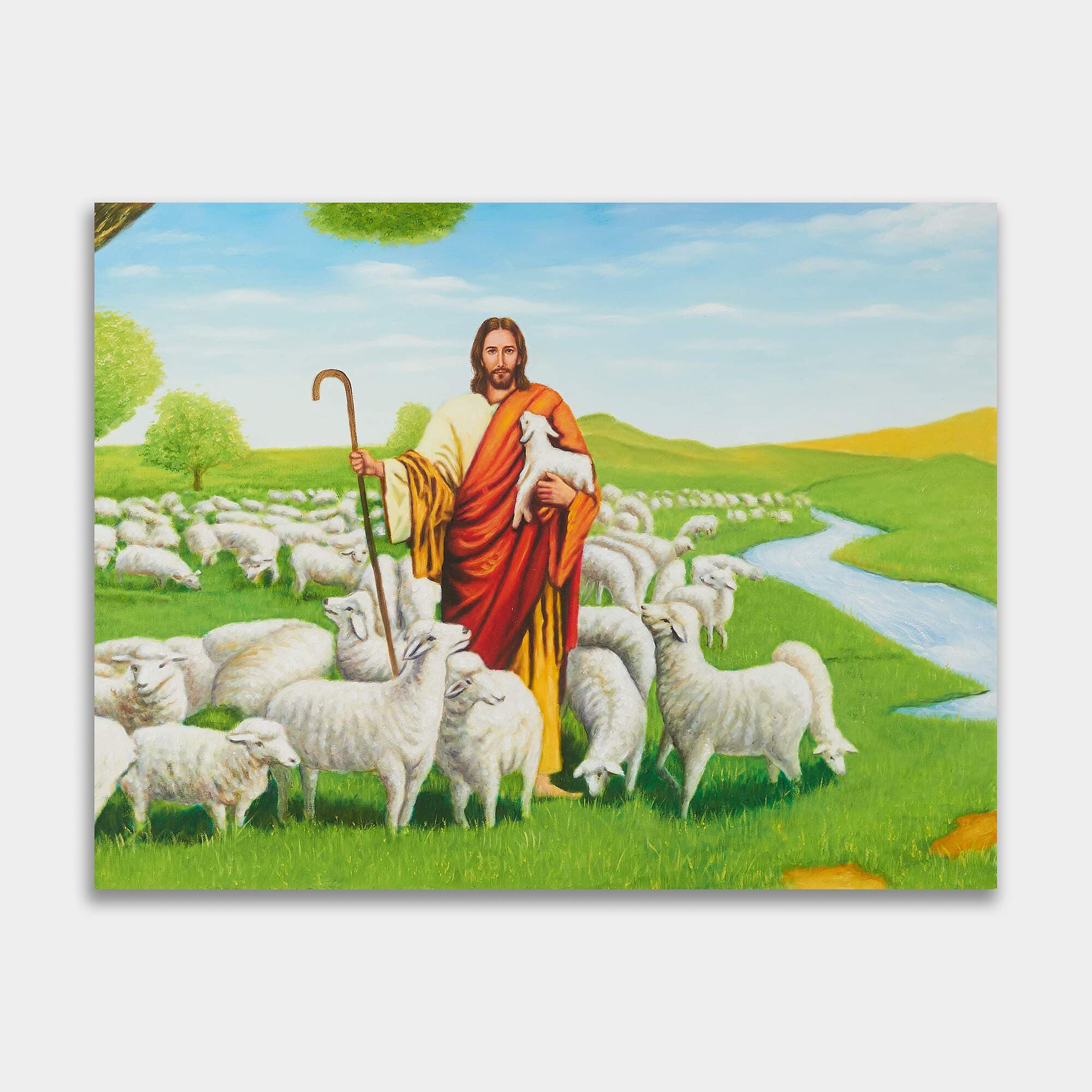 Jesus the Good Shepherd with His Flock