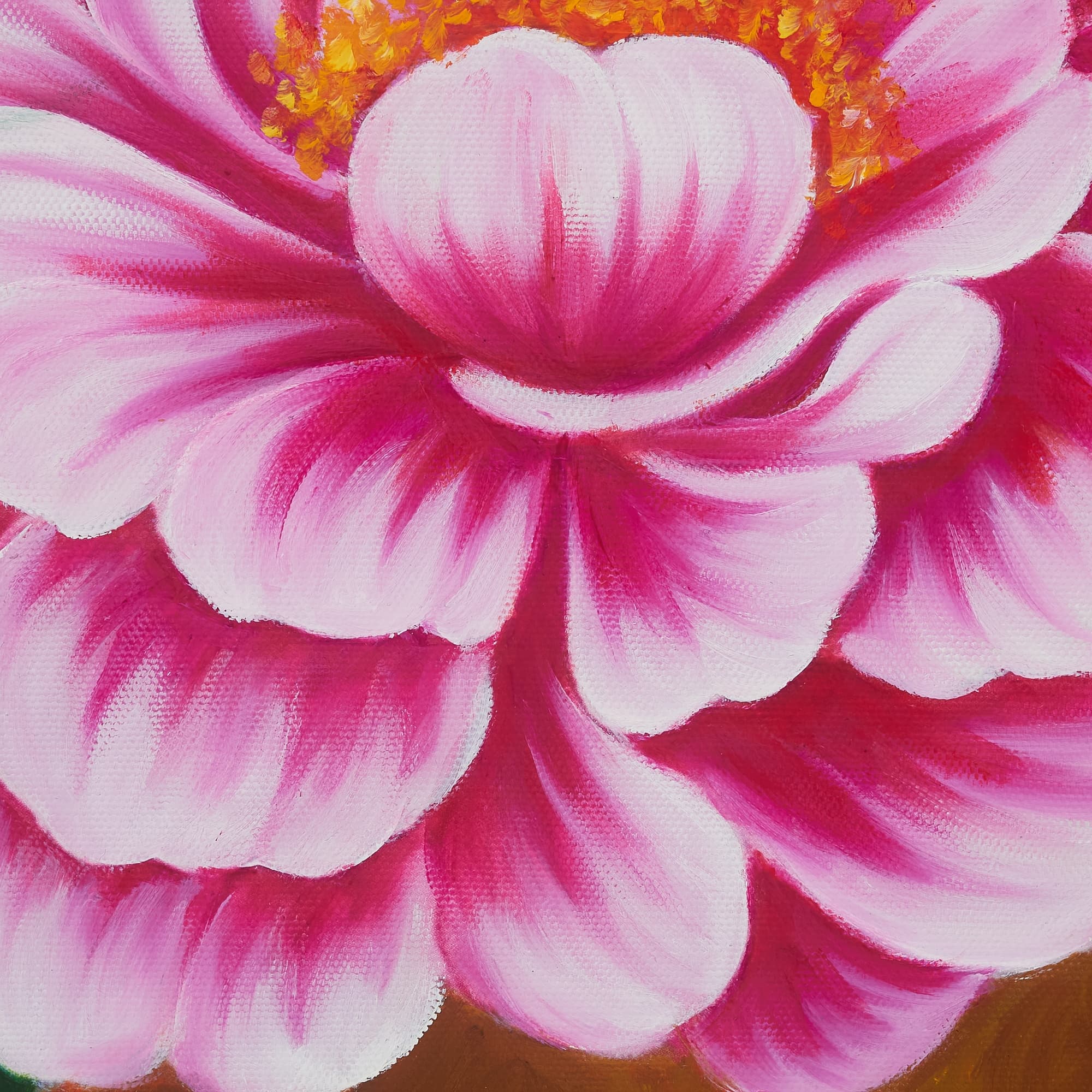 Soft Pink Peonies on Warm Earth Tones image 4