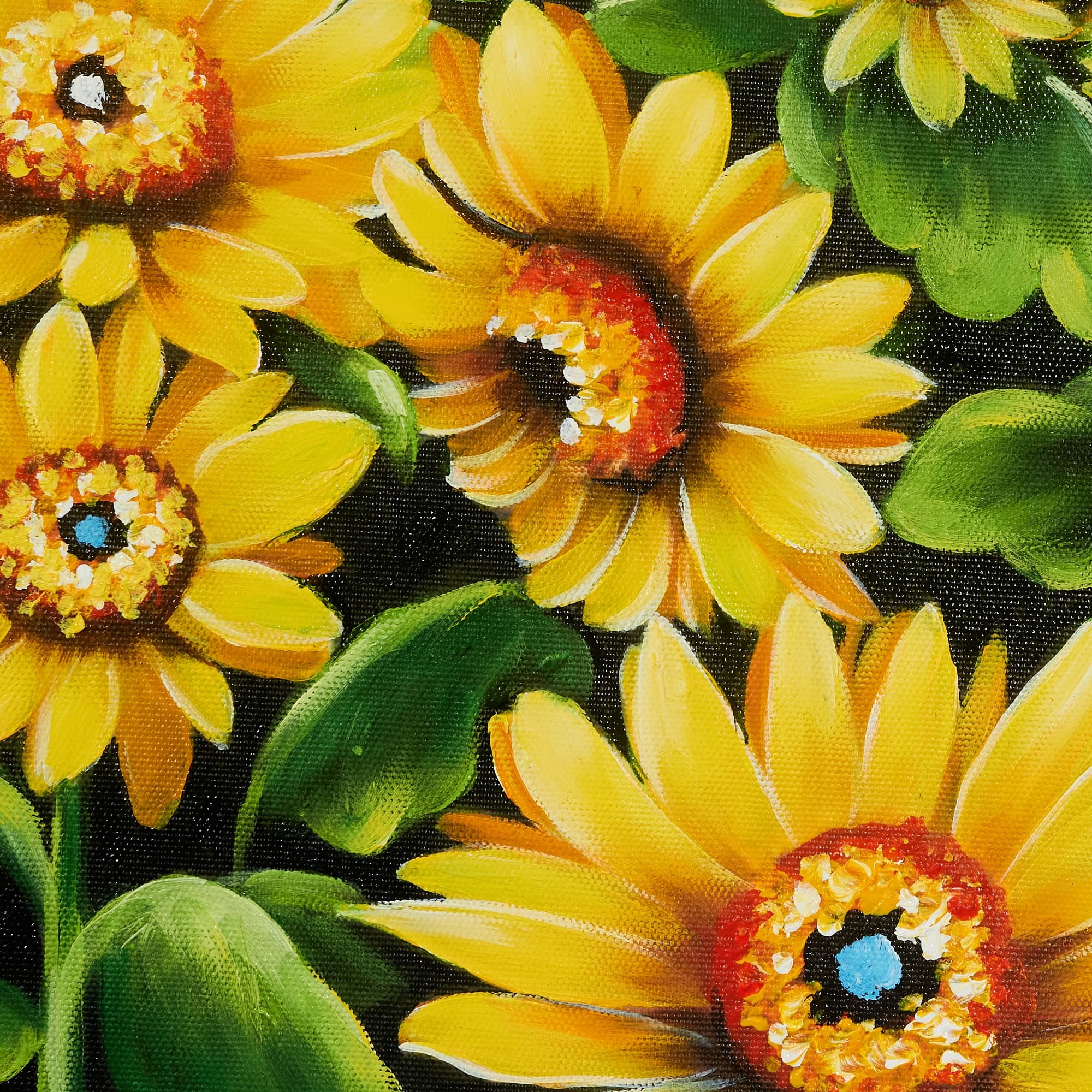 Sunflower Field and Snowy Mountain image 4