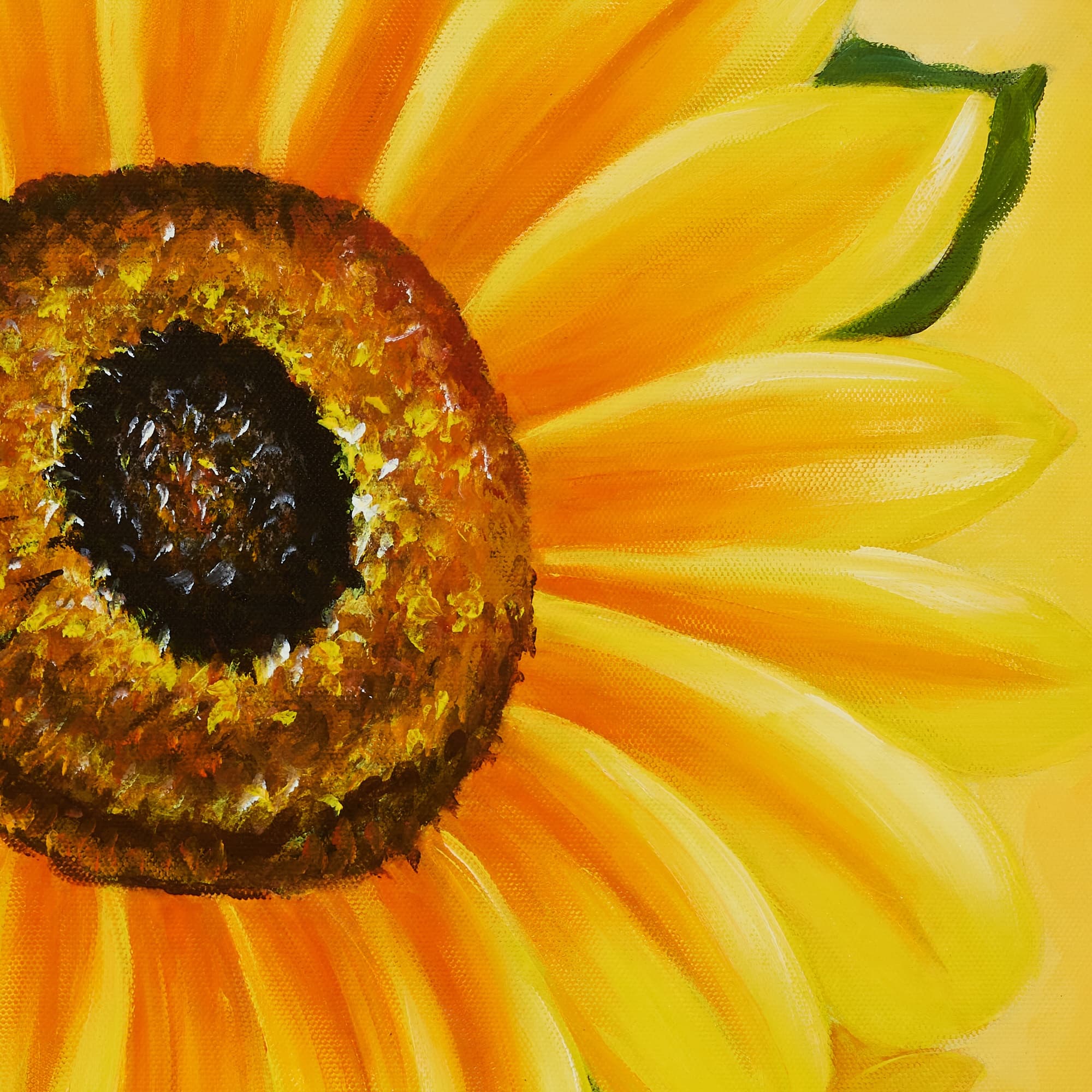 Tall Sunflower Bouquet in Red Vase image 6