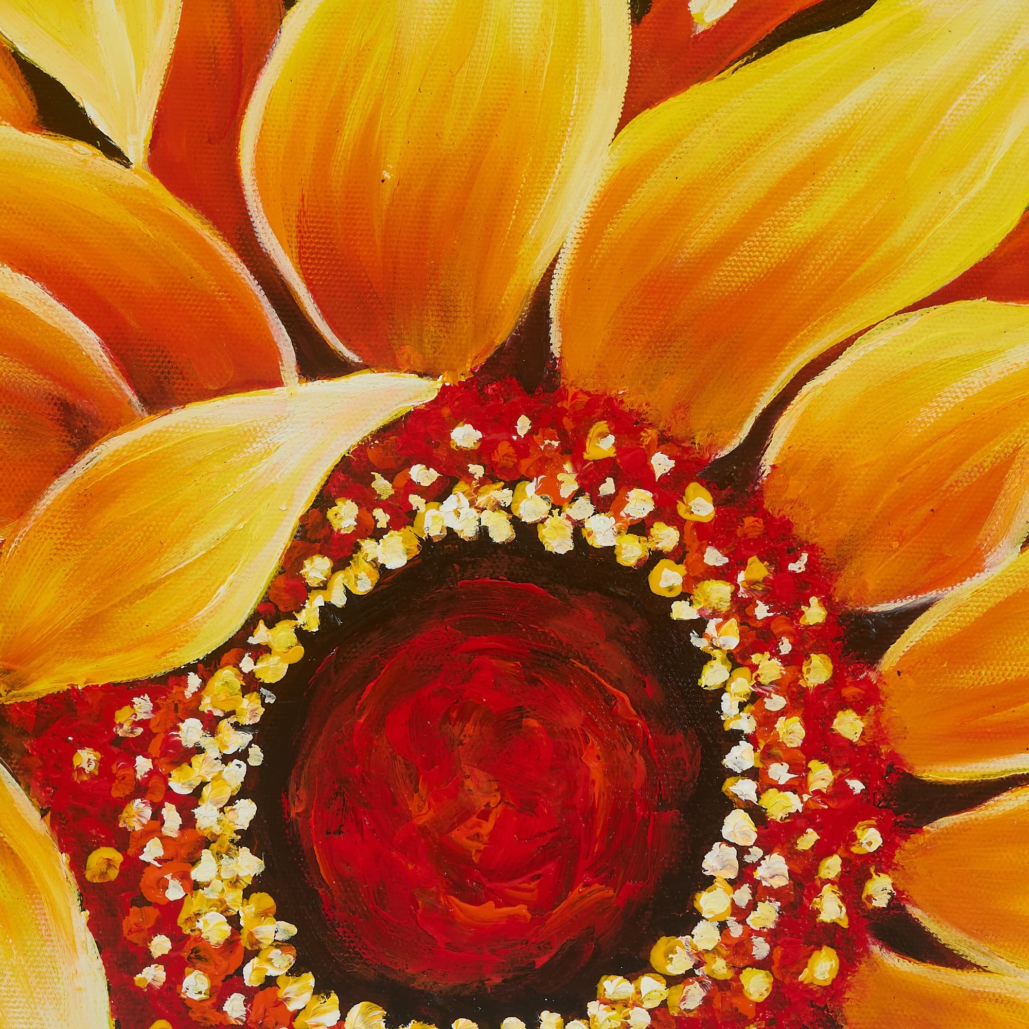 Bold Sunflowers on Dark Background image 3