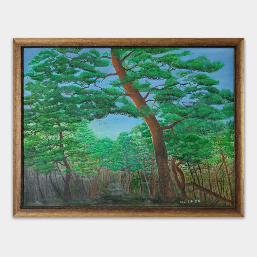 Pine Forest Painting - SeoArt