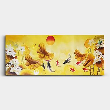 gold-coy-fish-oil-painting