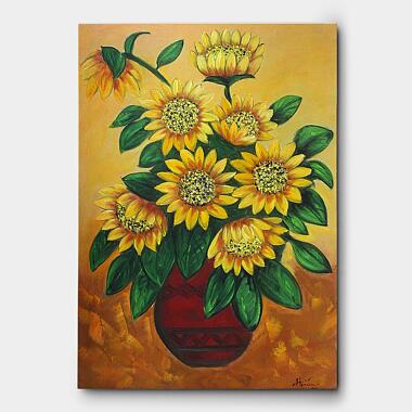 sunflower-field-wall-art-oil-painted