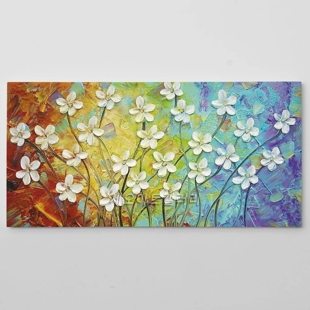 유화 꽃그림 2 (40X80Cm) - 세오아트갤러리