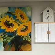 해바라기 그림 (80X60CM) photo review