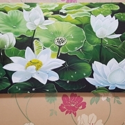 연꽃 그림 4 (40X80CM) photo review