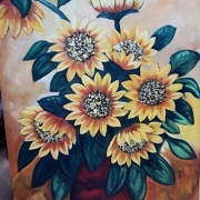 해바라기 그림 11 (70X50CM) photo review